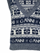 GANNI - Logo Wool Blend Vest