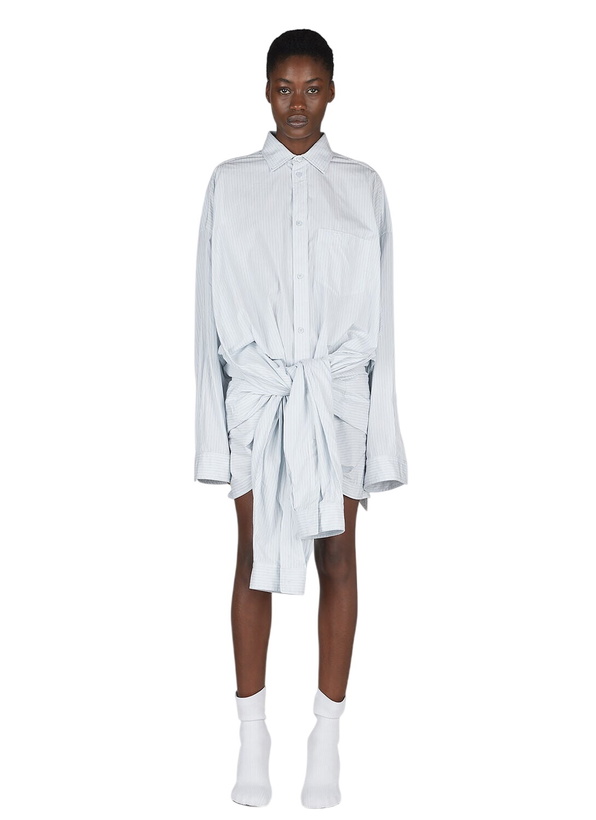 Photo: Balenciaga Double Pin-Stripe Shirt