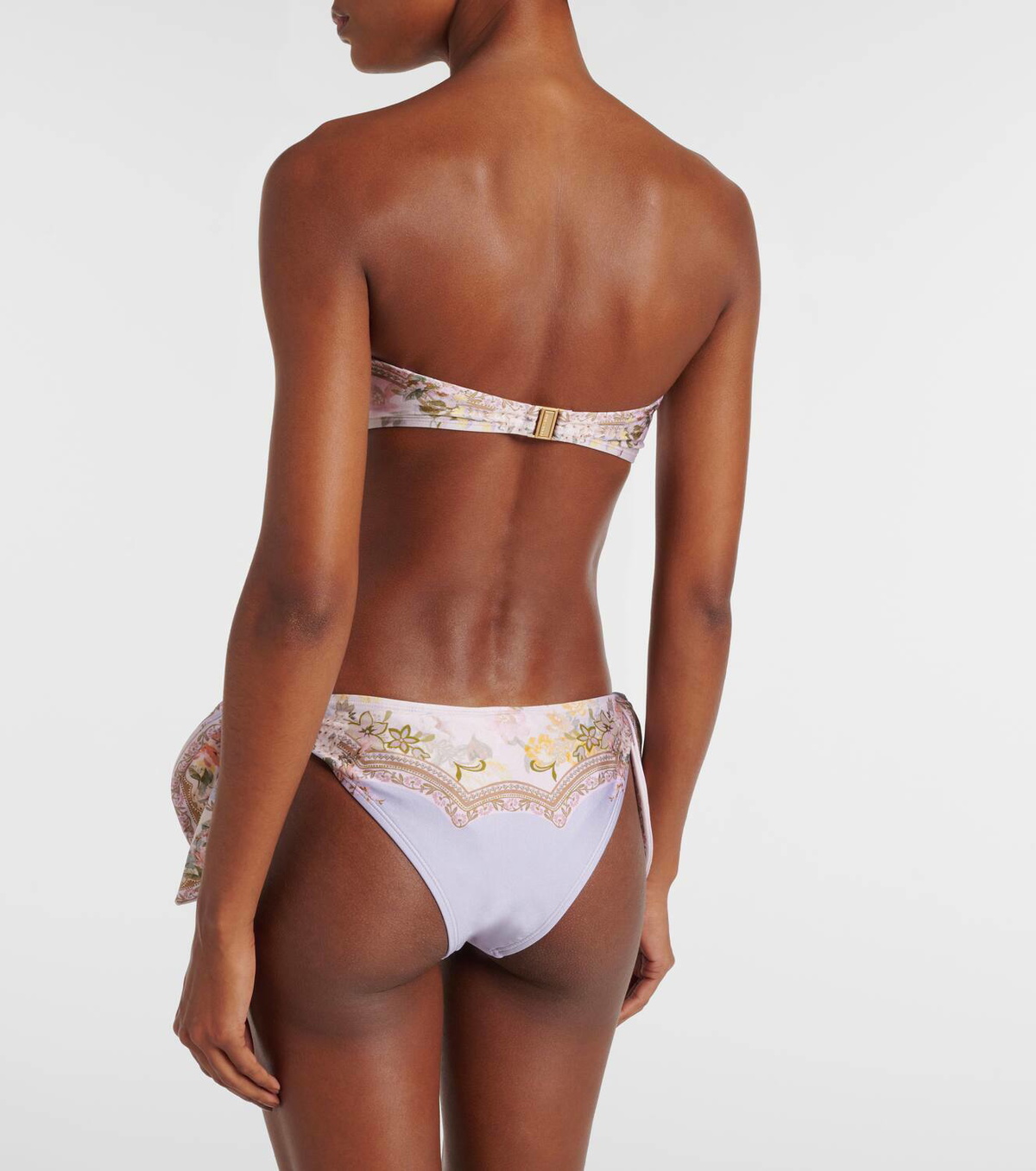 Zimmermann Wylie Scarf Tie floral swimsuit Zimmermann