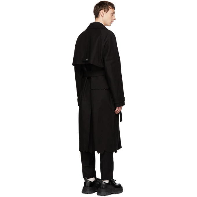ADER error Black Cinder Trench Coat ADER error