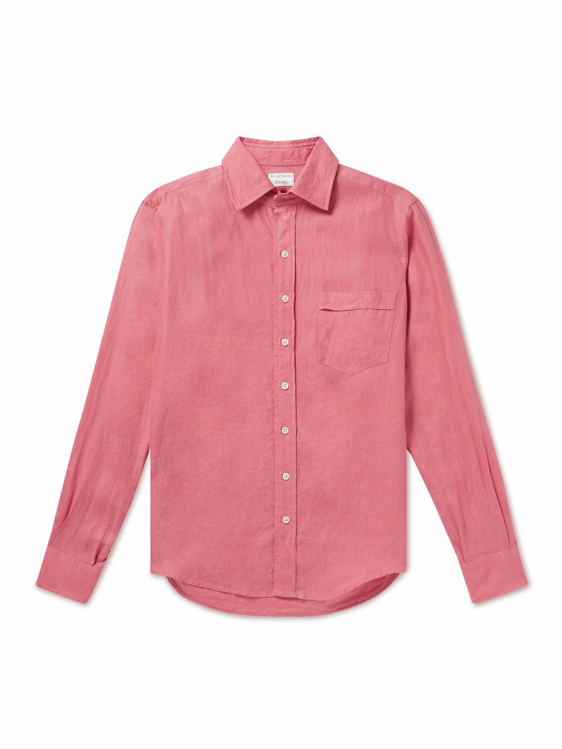 Kingsman - Linen Shirt - Pink Kingsman