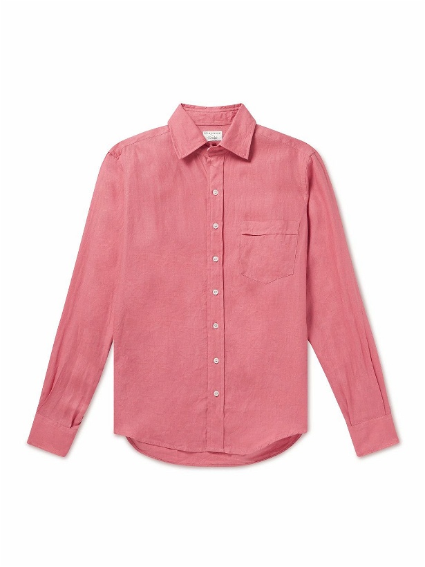 Photo: Kingsman - Linen Shirt - Pink