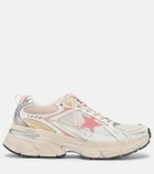 Golden Goose Lightstar leather-trimmed sneakers