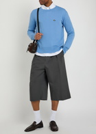 Vivienne Westwood Alex Fine-knit Cotton Jumper Blue