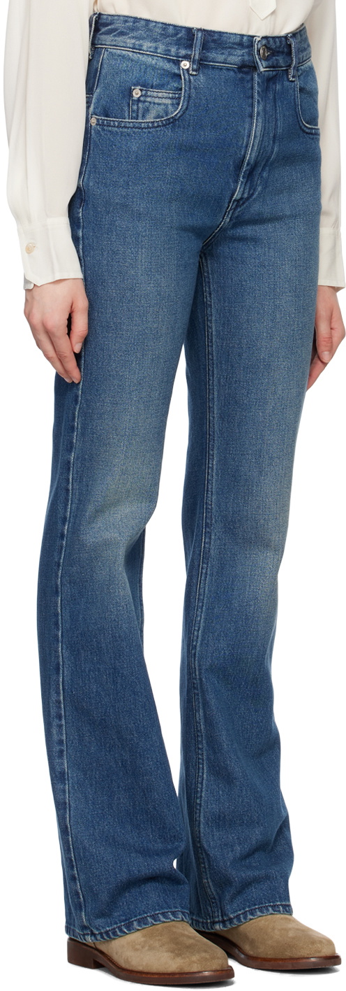 Isabel Marant Etoile Blue Belvira Jeans Isabel Marant Etoile