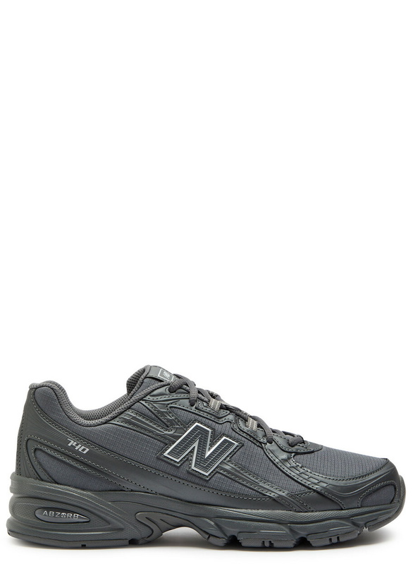Photo: New Balance 740 Panelled Mesh Sneakers Grey