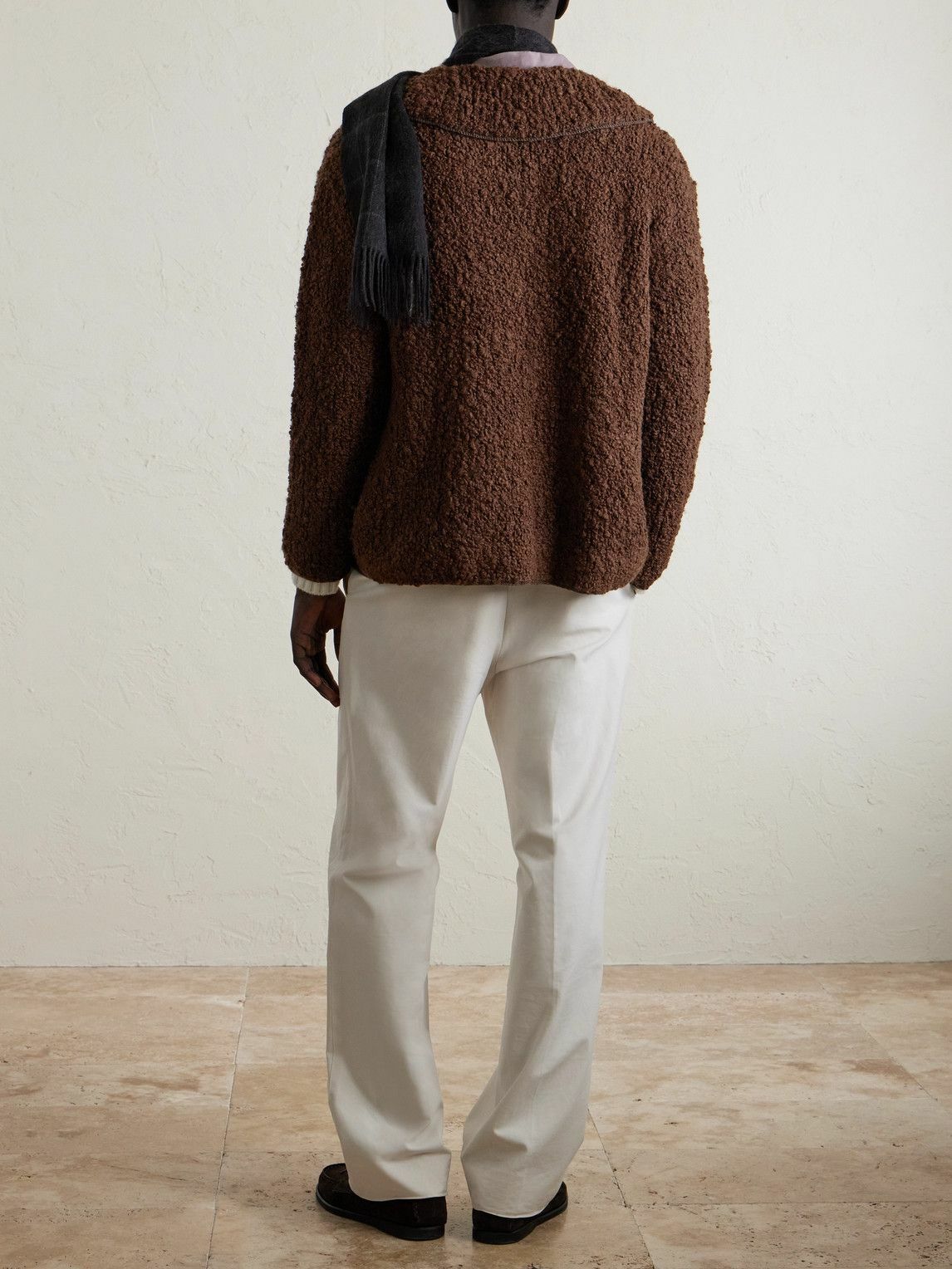 BODE - Moppet Alpaca-Blend Cardigan - Brown