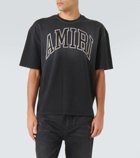 Amiri Appliqué faded cotton T-shirt