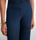 Eres Emblème open-knit straight pants