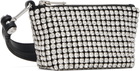 Alexander Wang Silver Crystal Mesh Coin Pouch