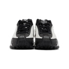 Nike Black and White Shox R4 Sneakers