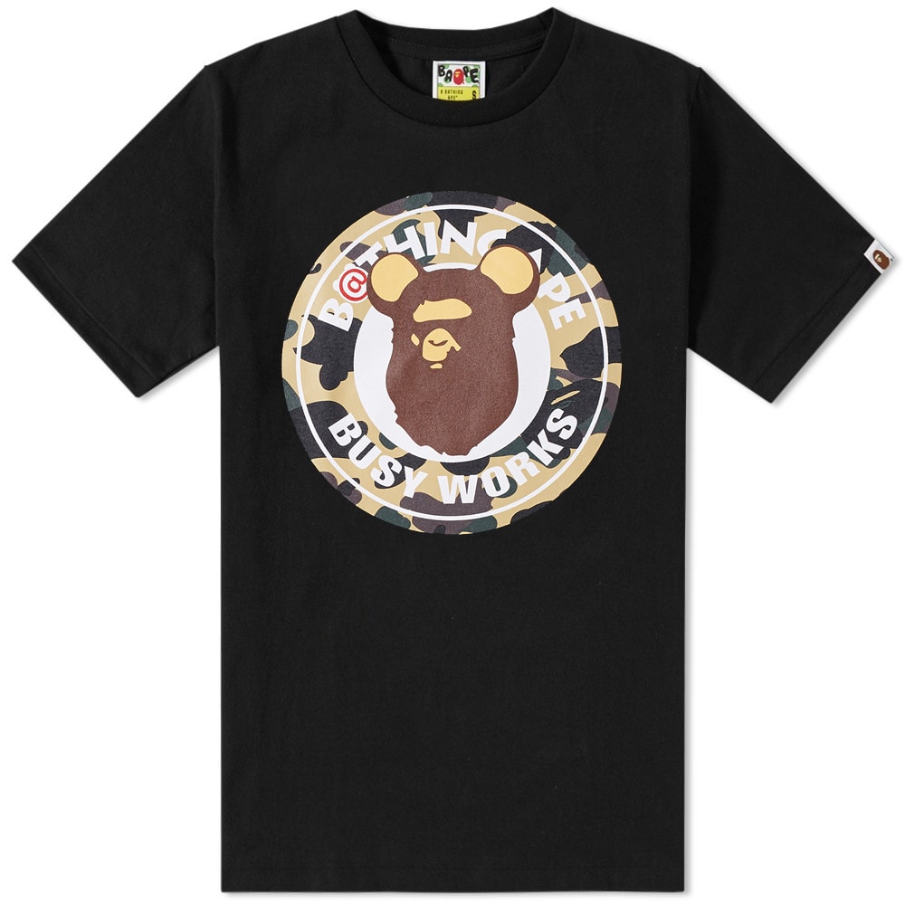 A Bathing Ape x Medicom Be@r Busy Works Tee A Bathing Ape