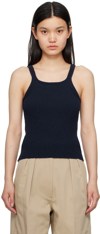 Photo: Nothing Written Navy Keiro Tank Top