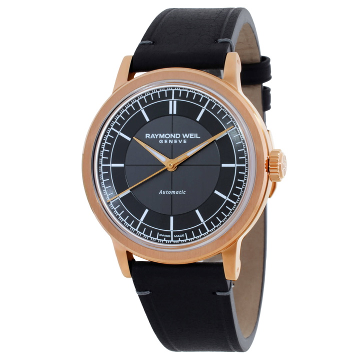Photo: Raymond Weil Millesime Automatic Grey Dial Mens Watch 2925-PC5-60001