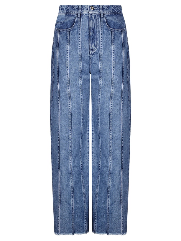 Photo: Marques'Almeida Denim Boyfriend Trousers With Seam Lines