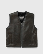 Samsøe & Samsøe X Schott SAFREYA VEST Brown Women
