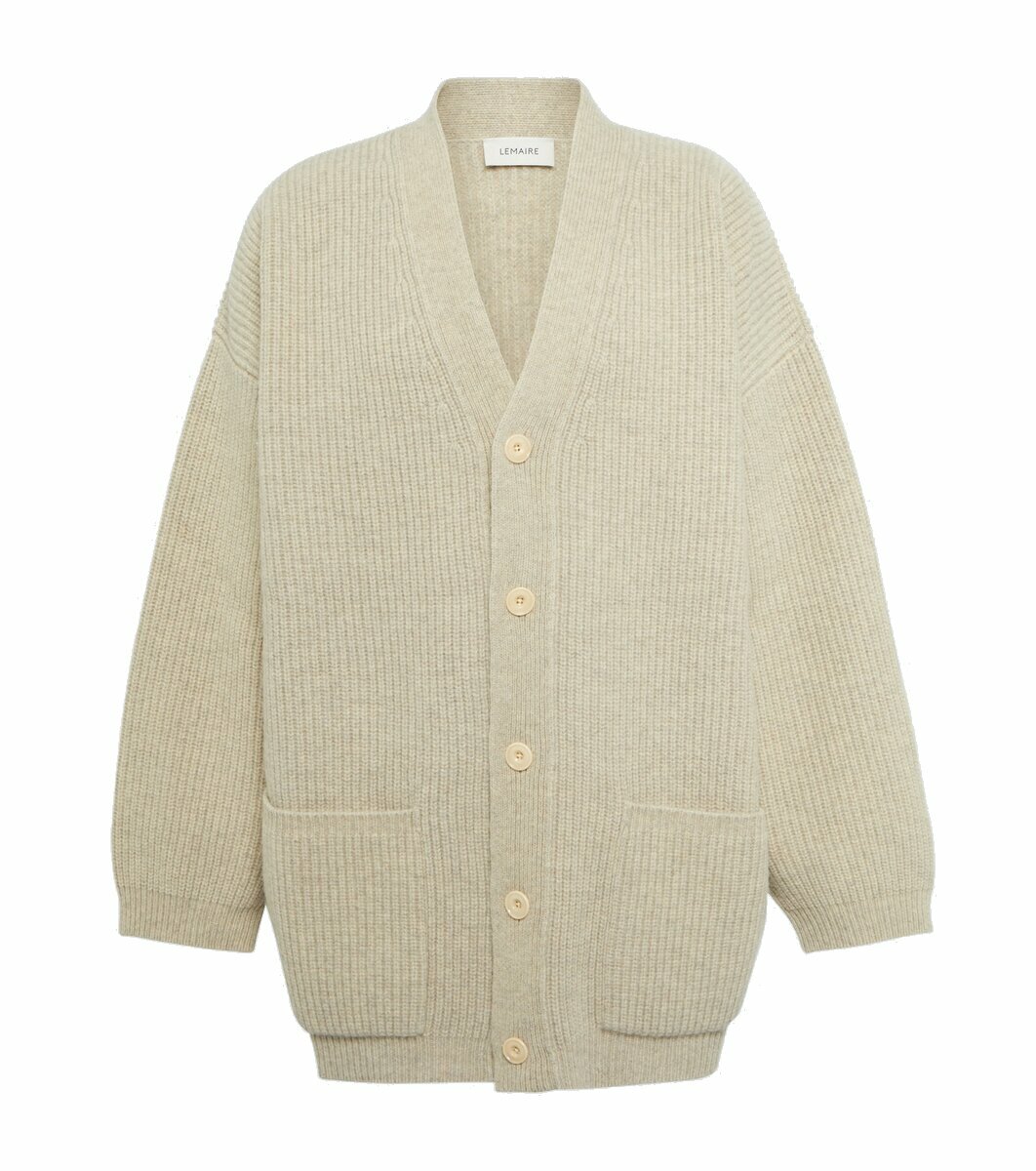 Lemaire Ribbed-knit wool cardigan Lemaire