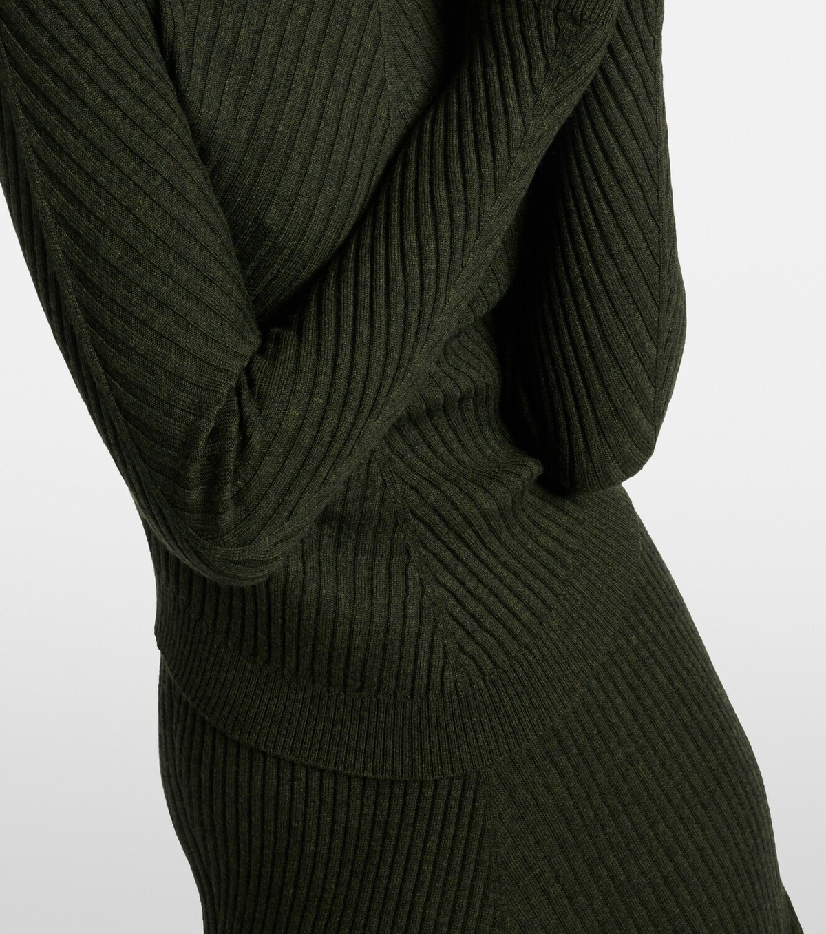 Victoria Beckham Ribbed-knit wool turtleneck sweater