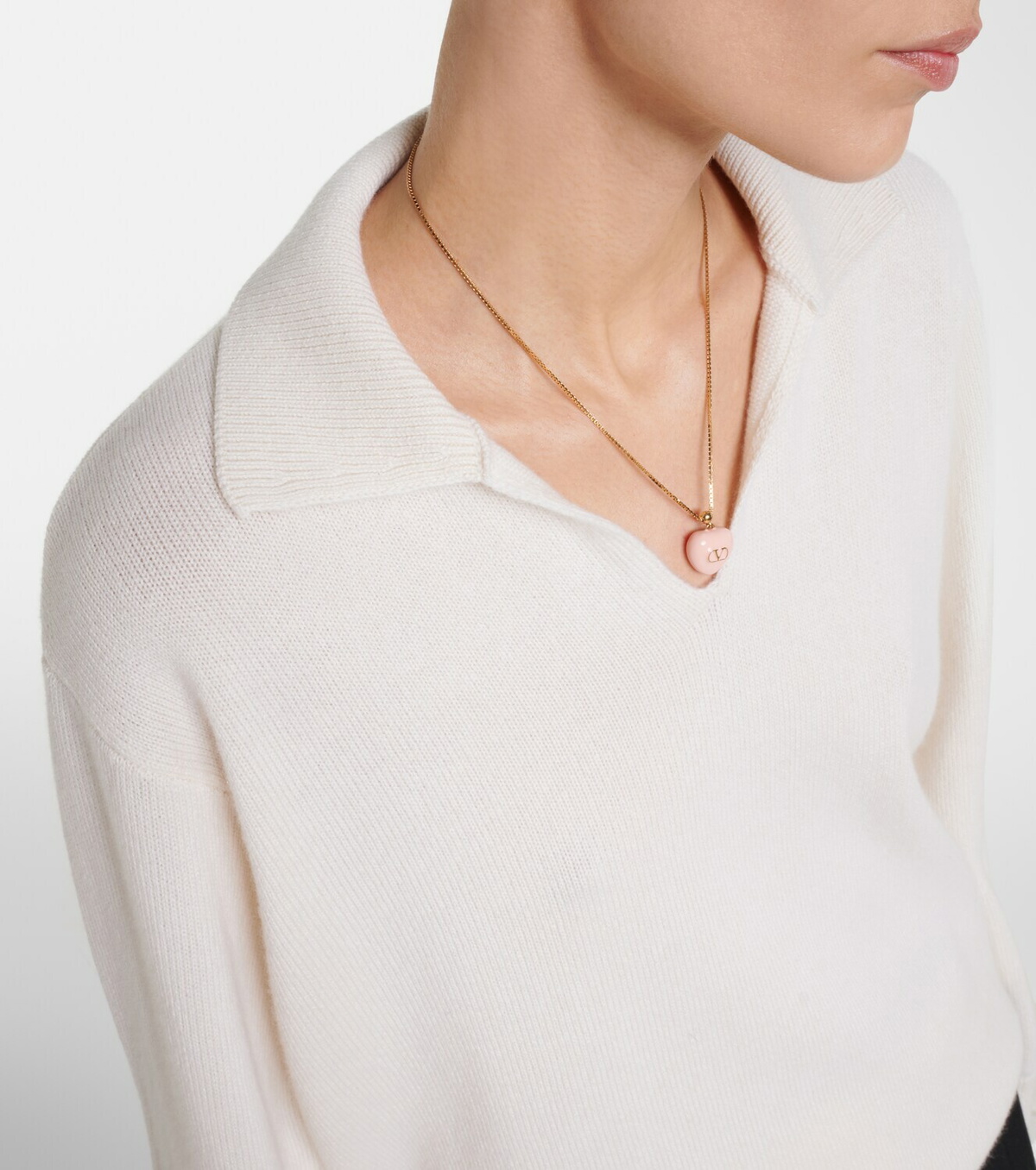 Valentino Cashmere polo sweater
