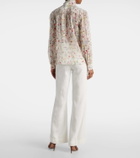 Giambattista Valli Floral silk blouse