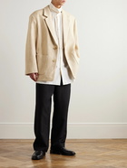 Amomento - Oversized Organic Cotton-Poplin Shirt - White