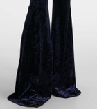 Alex Perry Velvet flared pants