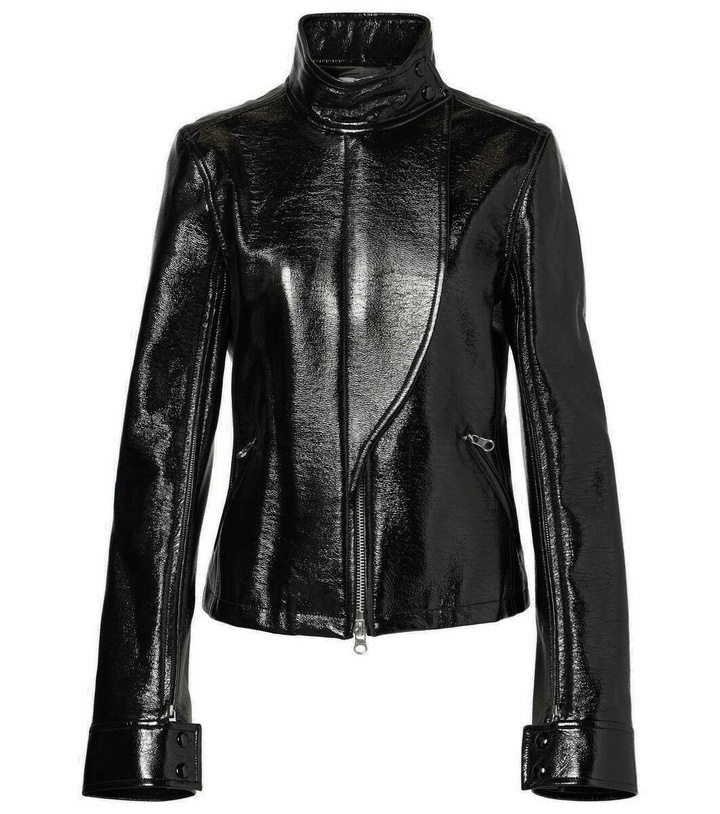 Photo: Courrèges Coated canvas biker jacket