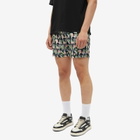 Represent Men's Floral Short in Black