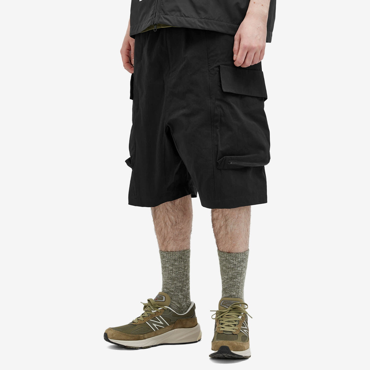Poliquant Men's High Density Jungle Cargo Shorts in Black