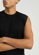 Dries Van Noten Mirror Cotton Vest Black