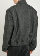 Stella Mccartney Herringbone Wool Jacket Grey