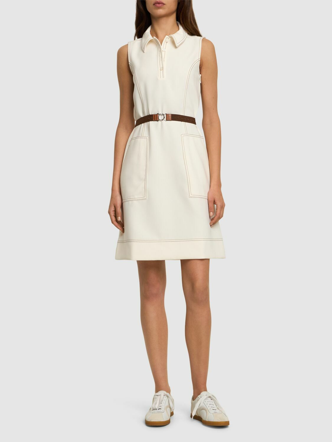 TORY SPORT Top Stitch Mini Golf Dress Tory Sport