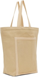 Bode Beige Small Beer Tote