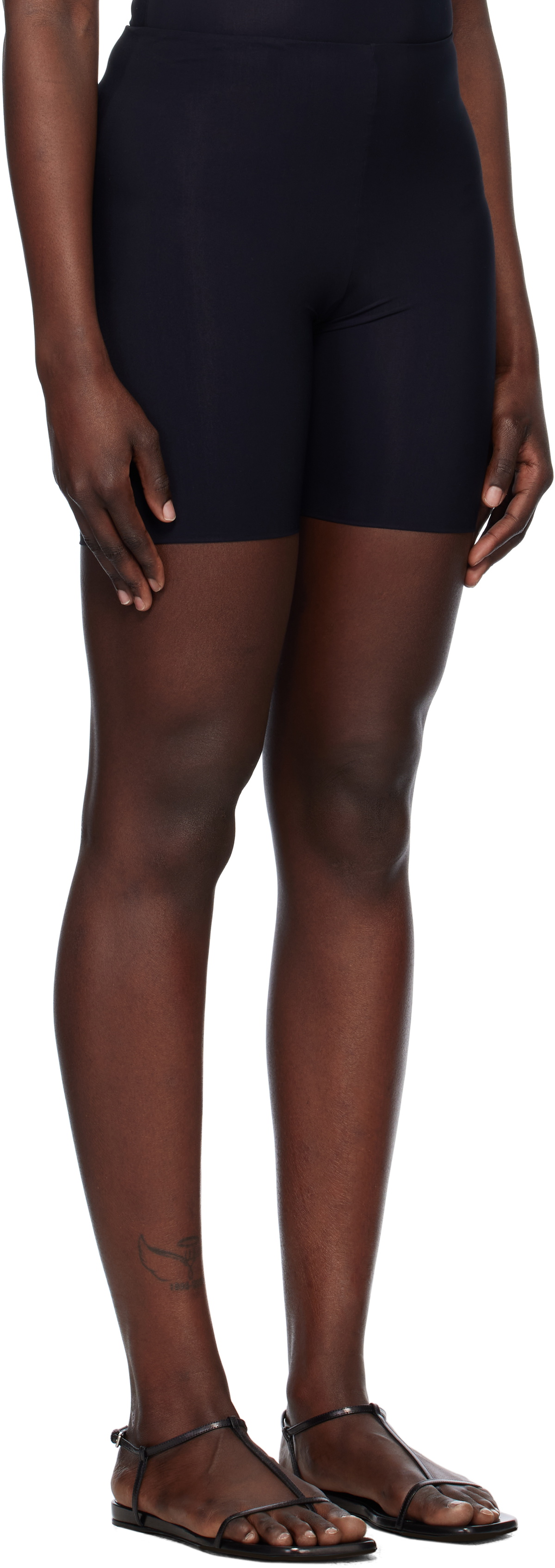 Jil Sander Black Jersey Shorts