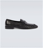 The Row Soft leather loafers