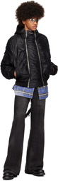 Thug Club Black Double Flying Bio Bomber Jacket