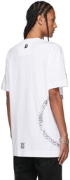 Givenchy White Chain Logo T-Shirt