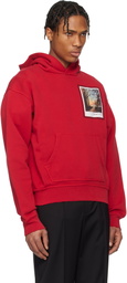Helmut Lang Red River Postcard Hoodie