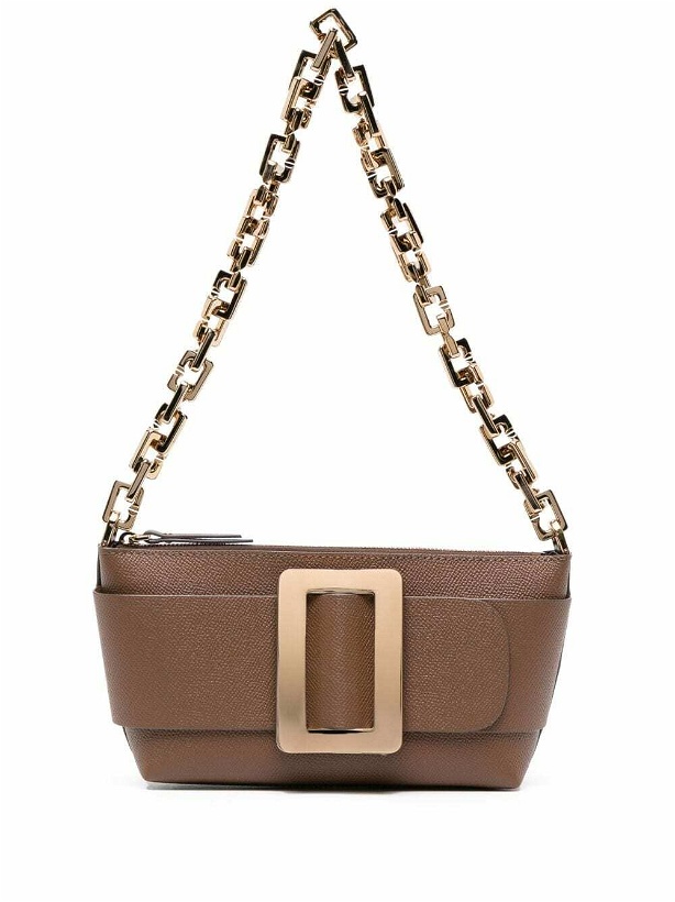 Photo: BOYY - Buckle Pouchette Epsom Leather Handbag