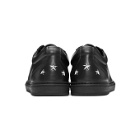 Jimmy Choo Black Leather Cash Sneakers
