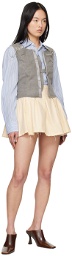 OUR LEGACY Off-White Object Miniskirt