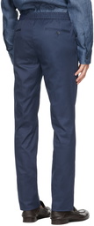 Brioni Blue Twill Sea Island Sydney Trousers