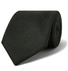 Bigi - 8.5cm Wool Tie - Green