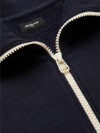 Bellerose - Faber Cotton-Jersey Half-Zip Sweatshirt - Blue