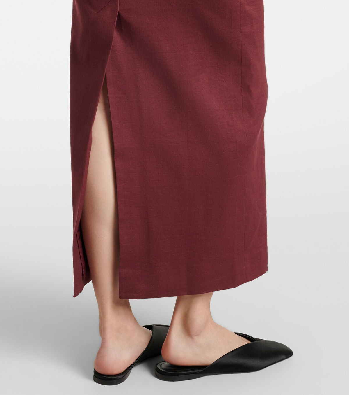 Tove Rahel linen and cotton-blend maxi dress