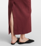 Tove Rahel linen and cotton-blend maxi dress