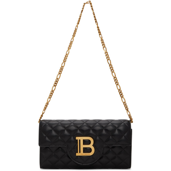 quilted B camera bag, Balmain