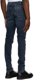 Ksubi Navy Kolla Slashed Chitch Jeans