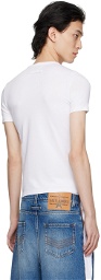 Jean Paul Gaultier White 'The Gaultier' T-Shirt