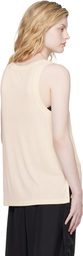 Studio Nicholson Beige Votan Jersey Tank Top